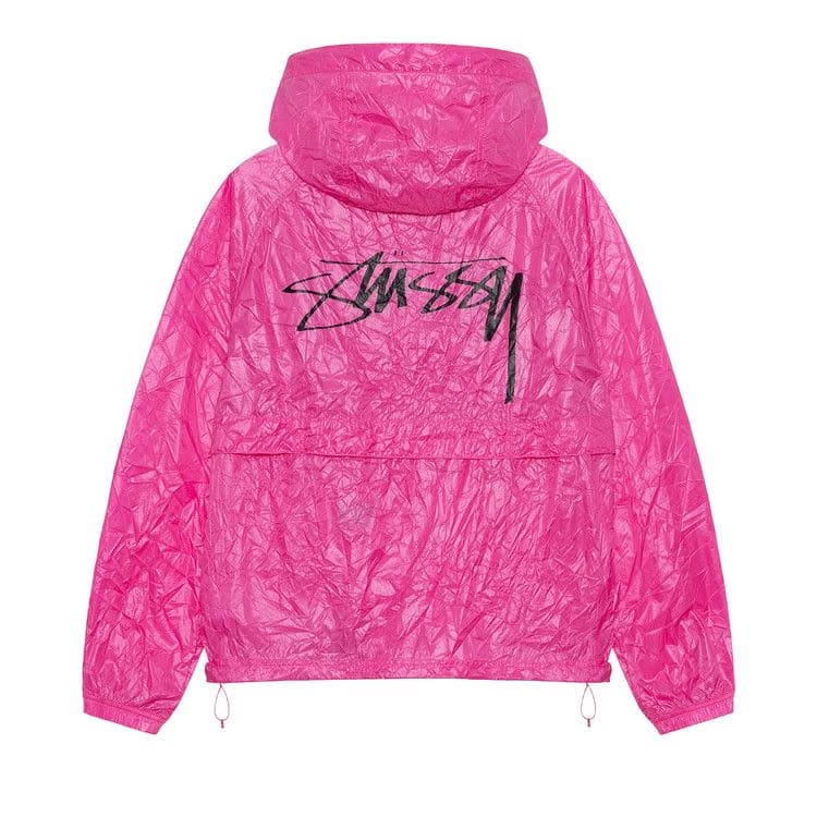 Stussy Beach Wrinkled Nylon Shell Magenta