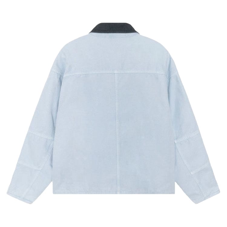 Stussy Washed Canvas Shop Jacket Light Blue