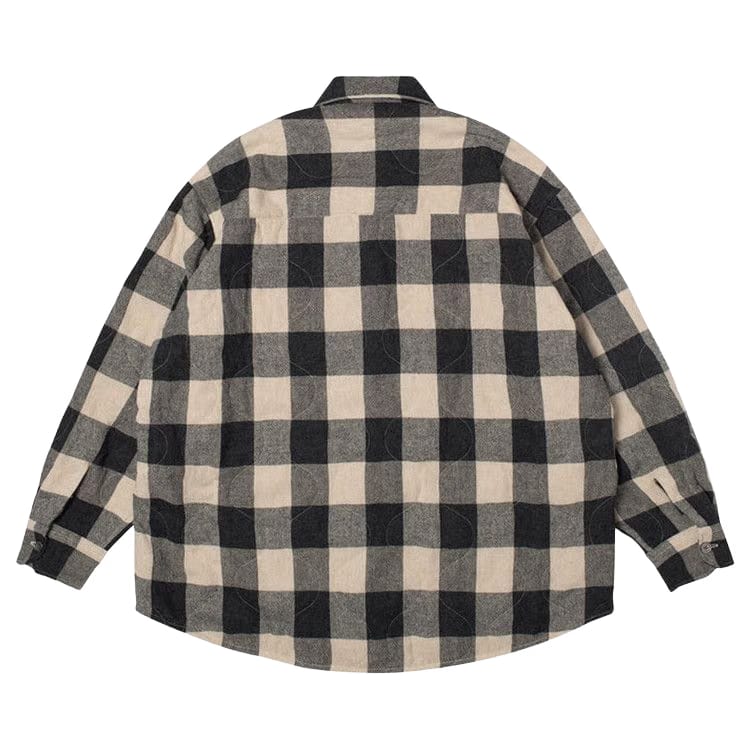 Stussy x Our Legacy Work Shop Borrowed Jacket Grey/Beige Check