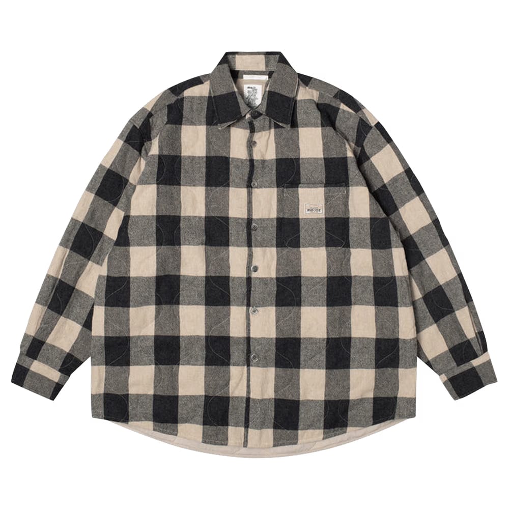 Stussy x Our Legacy Work Shop Borrowed Jacket Grey/Beige Check