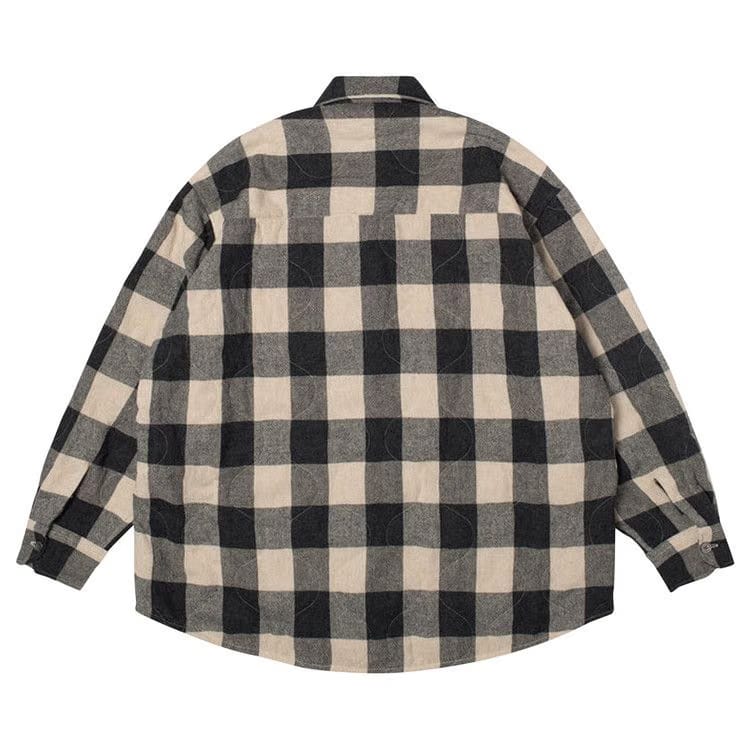 Stussy x Our Legacy Work Shop Borrowed Jacket Grey/Beige Check