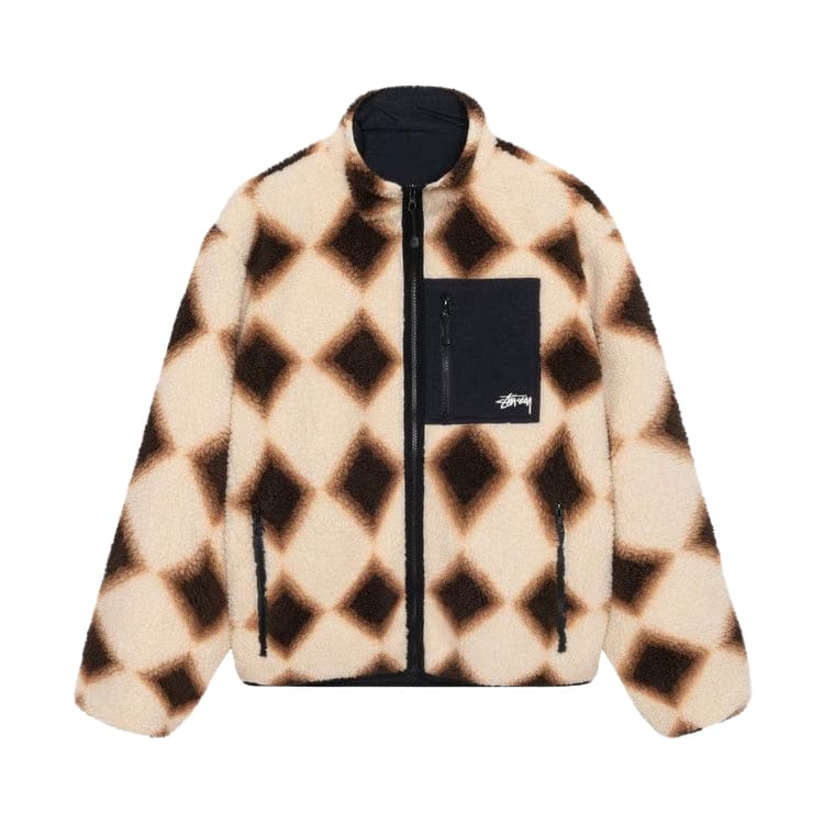 Stussy Sherpa Reversible Jacket Tan