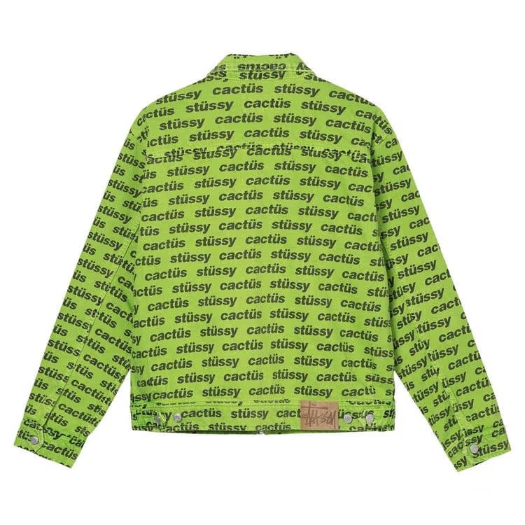 Stussy x Cactus Plant Flea Market Zip Work Jacket Green
