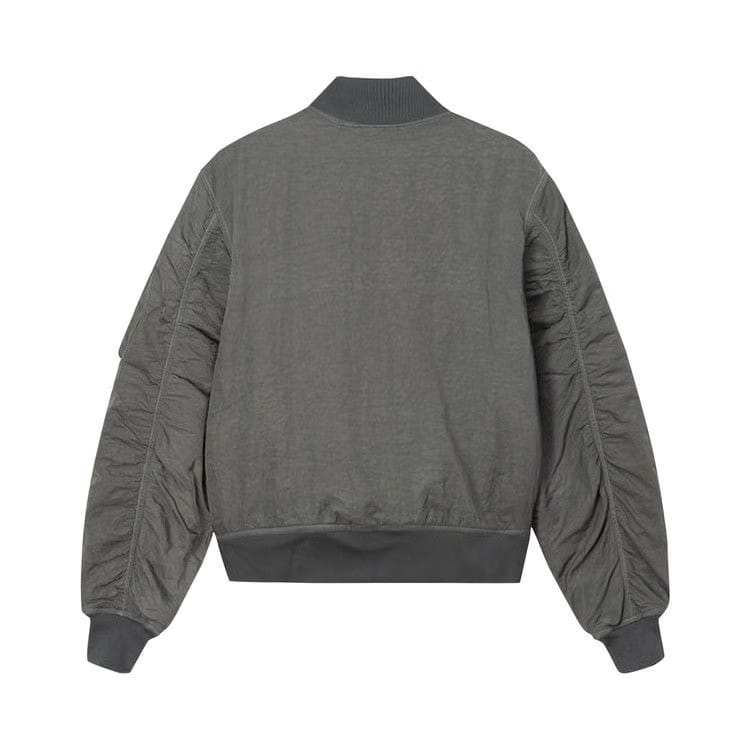 Stussy Dyed Nylon Bomber Charcoal