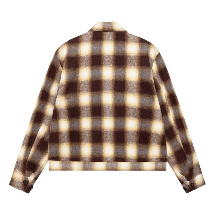 Stussy x Our Legacy Work Shop Blouson Jacket Nebraska Flannel Plaid