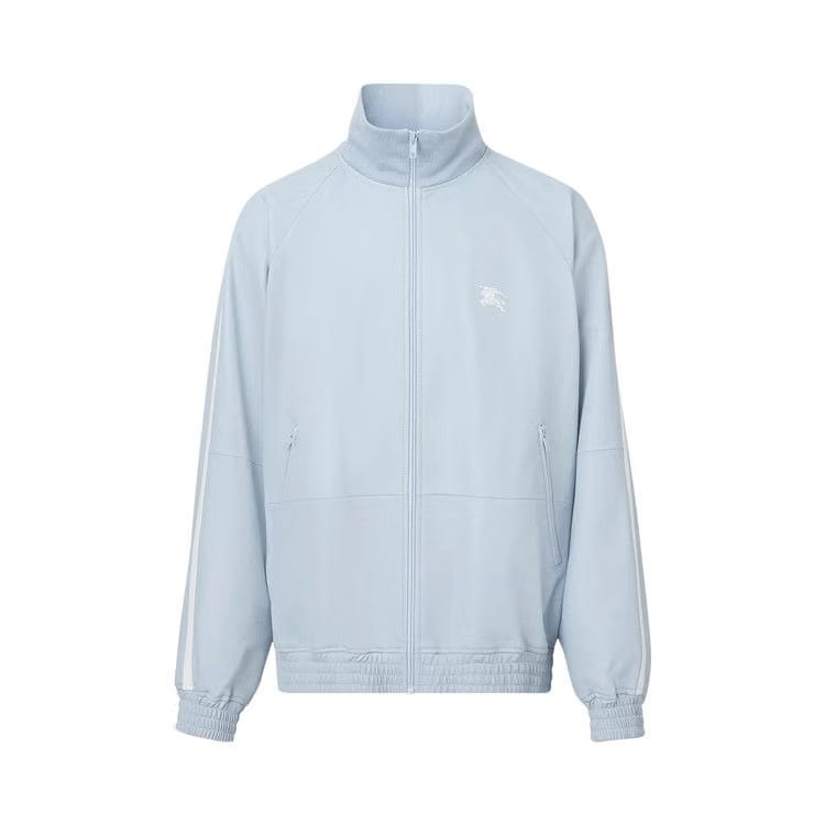 Supreme x Burberry Embroidered Logo Lambskin Funnel-Neck Jacket (Burberry Exclusive) Pastel Blue