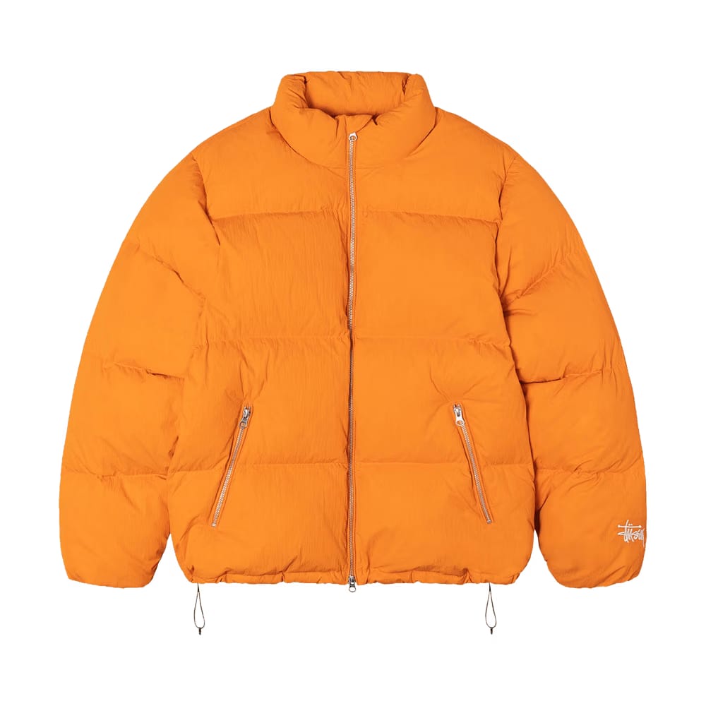 Stussy Down Puffer Nylon Orange