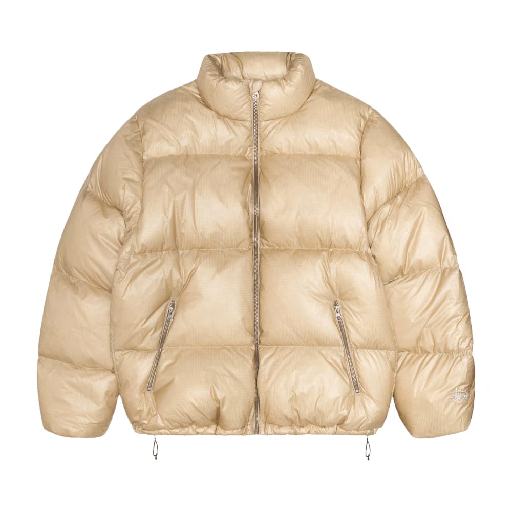 Stussy Down Puffer Parachute Ripstop Cayote