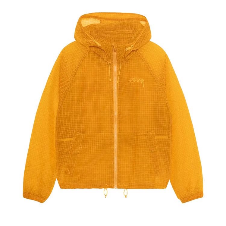 Stussy Transparent Ripstop Beach Shell Golden Yellow