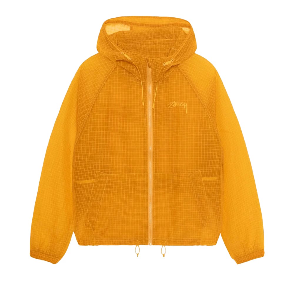 Stussy Transparent Ripstop Beach Shell Golden Yellow