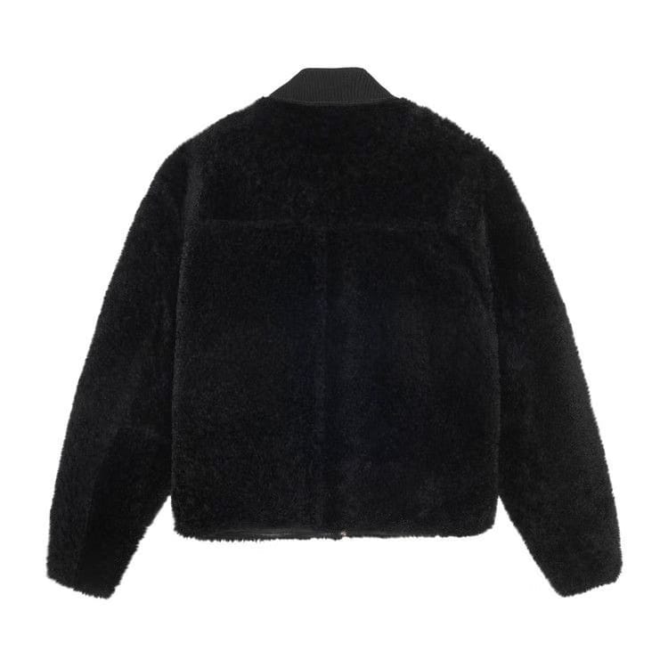 Stussy Shearling Reversible Bomber Black