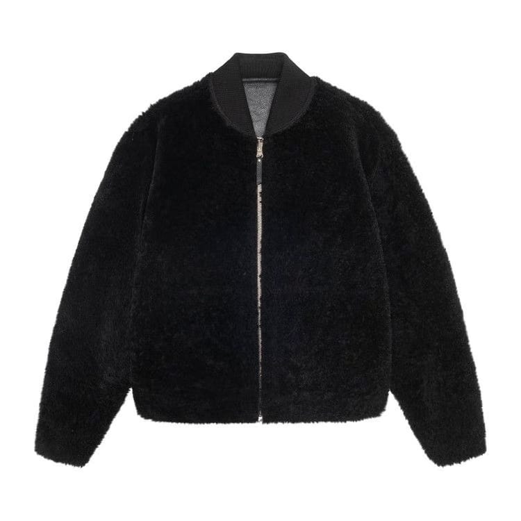 Stussy Shearling Reversible Bomber Black