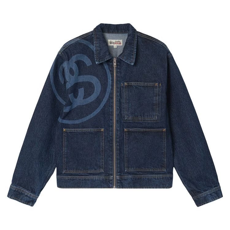 Stussy SS-Link Zip Work Jacket One Wash