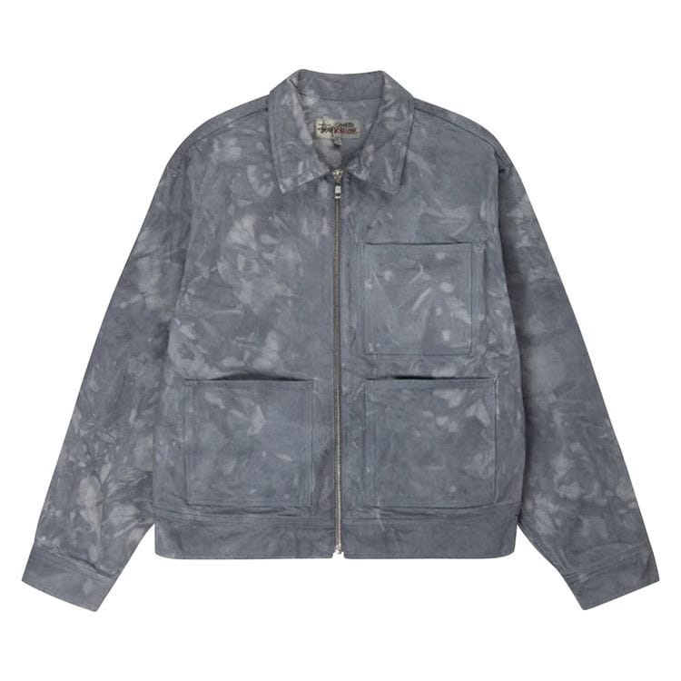 Stussy Wonderland Hand-Dyed Work Jacket Charcoal