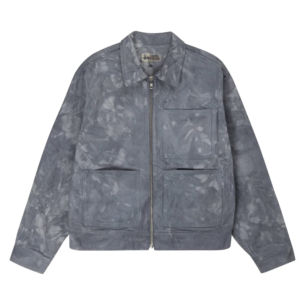 Stussy Wonderland Hand-Dyed Work Jacket Charcoal