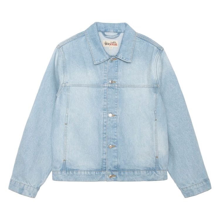 Stussy Trucker Denim Jacket Light Wash