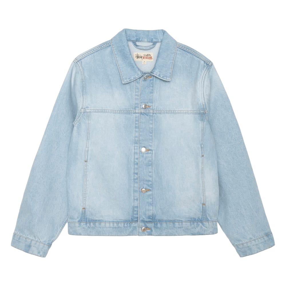 Stussy Trucker Denim Jacket Light Wash