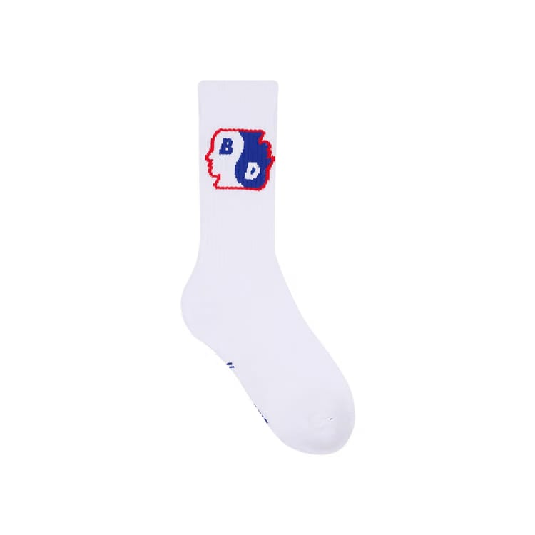 Brain Dead Yin Yang Sock White