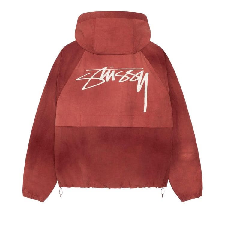 Stussy Wave Dye Beach Shell Maroon