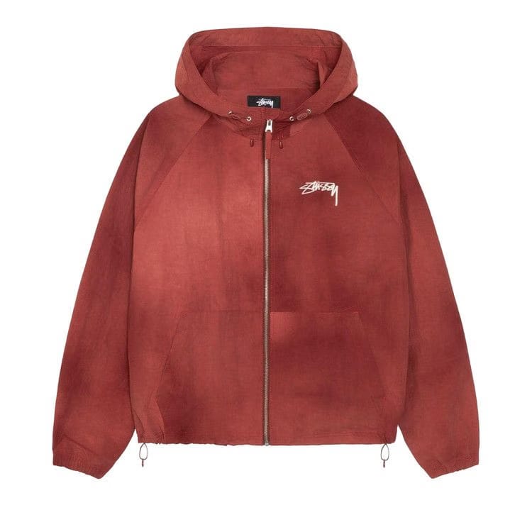 Stussy Wave Dye Beach Shell Maroon