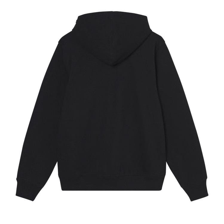 Stussy Serotonin Embroidered Hoodie Black