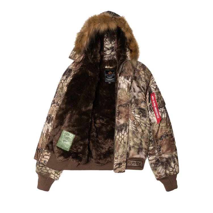 Stussy x Alpha Kryptek N-2B Shorts Waist Parka Highlander