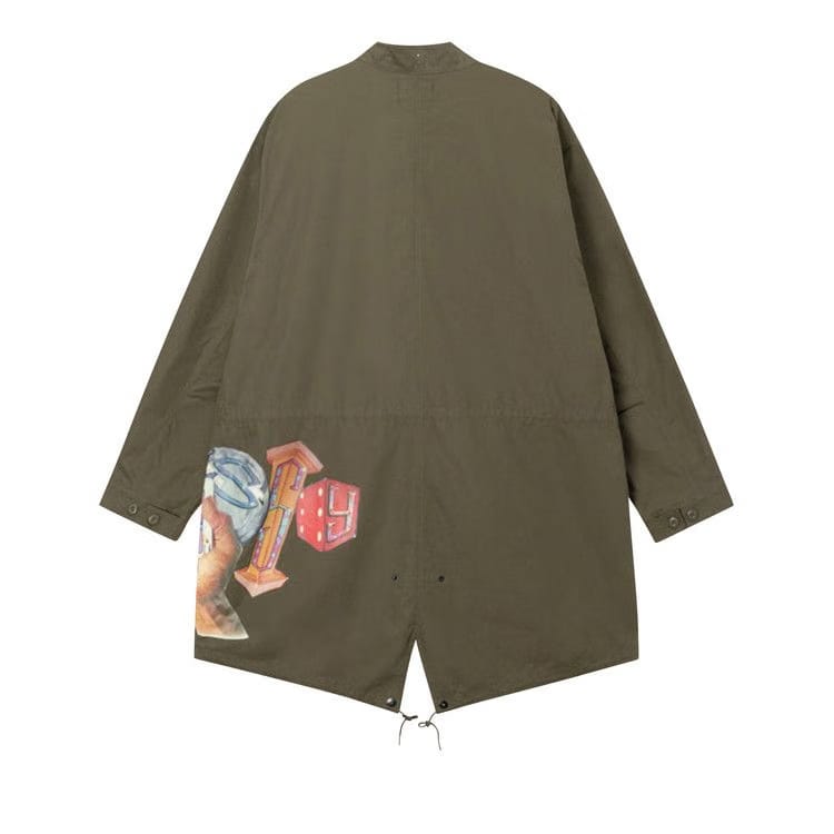Stussy Goldie Fishtail Parka Olive