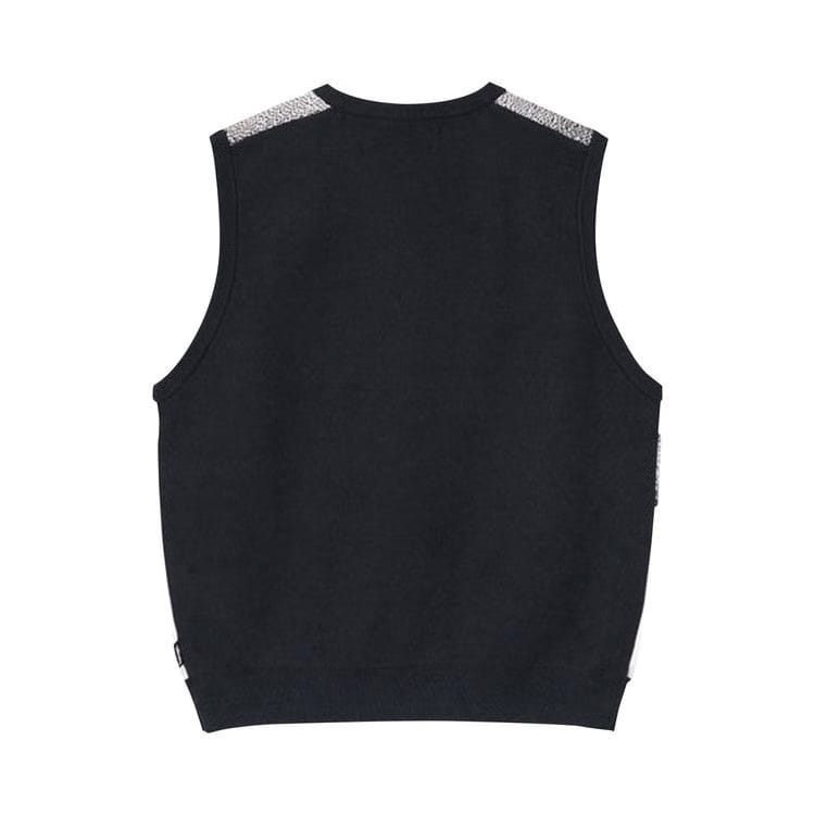 Stussy Photo Jacquard Vest Black