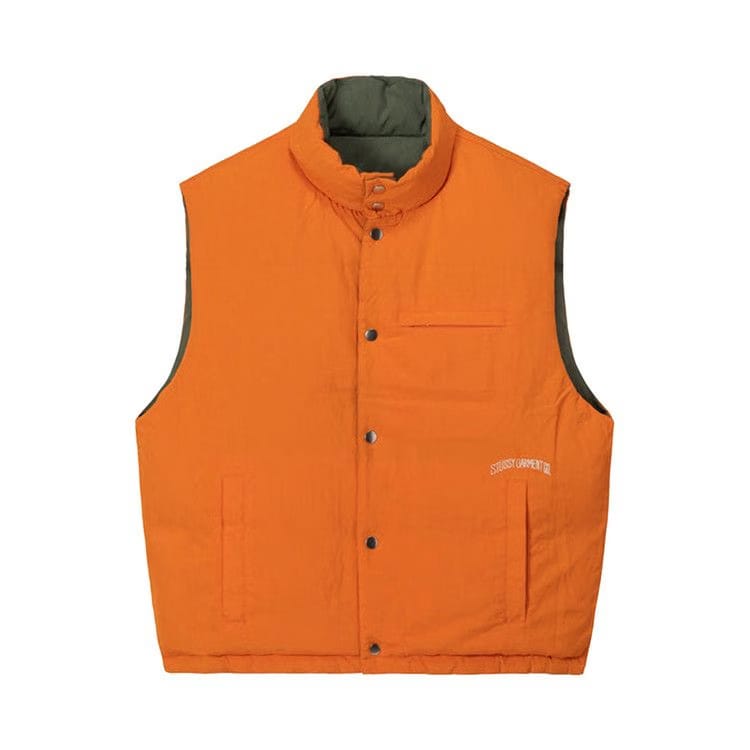 Stussy Reverse Down Workgear Vest Olive