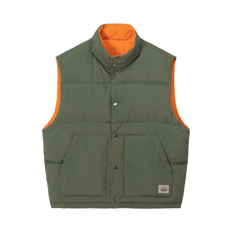 Stussy Reverse Down Workgear Vest Olive