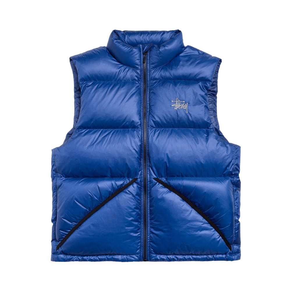 Stussy Micro Ripstop Down Vest Royal