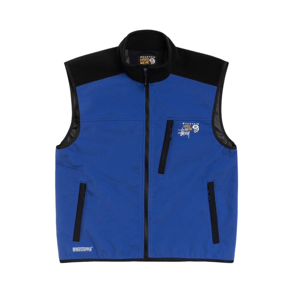 Stussy x Mountain Hardwear Windstopper Vest Blue