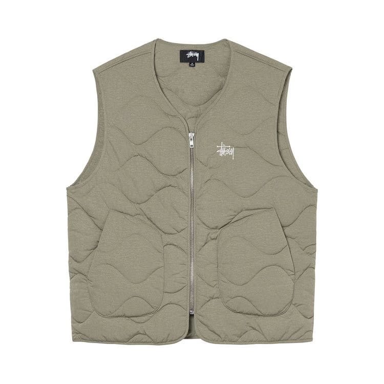 Stussy Recycled Nylon Liner Vest Coyote