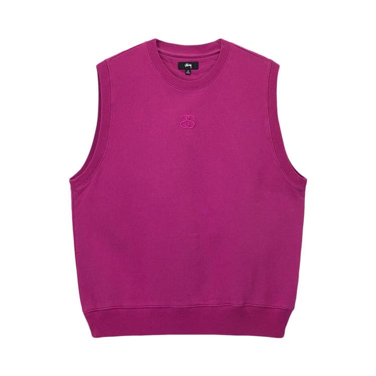 Stussy Ss-Link Fleece Vest Magenta