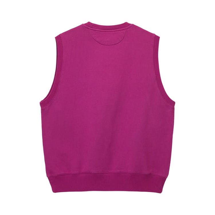 Stussy Ss-Link Fleece Vest Magenta
