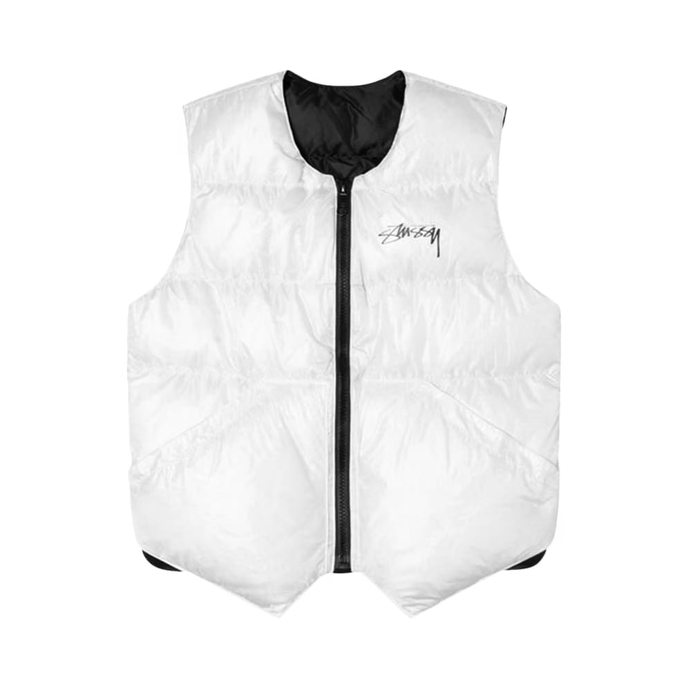 Stussy x Our Legacy x Crescent Down Works Reversible Vest White