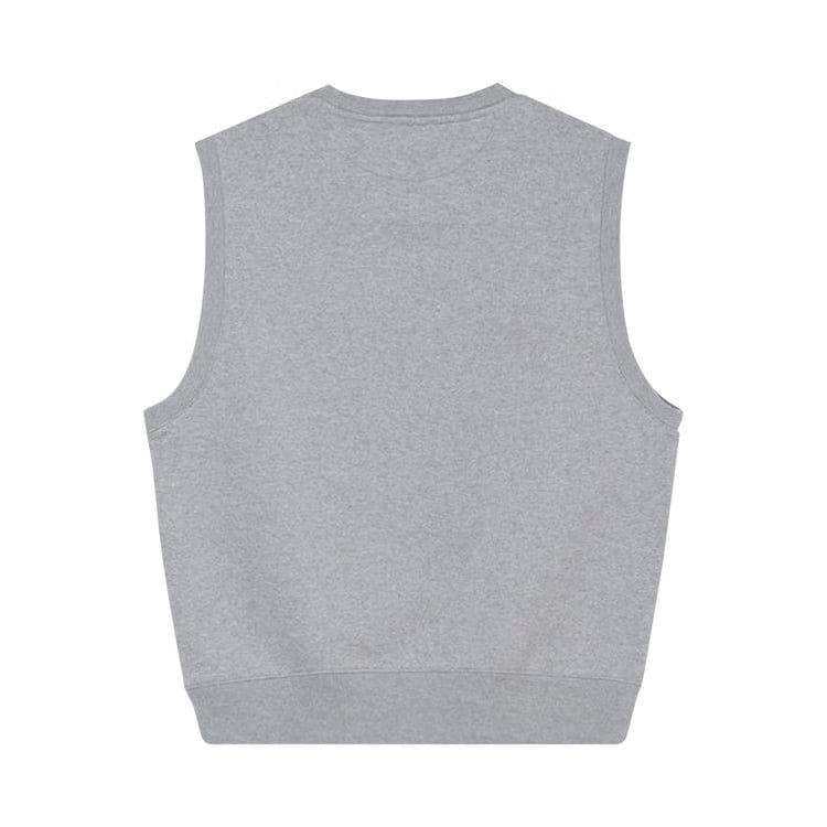 Stussy Sport Fleece Vest Grey Heather