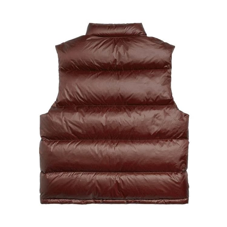 Stussy Micro Ripstop Down Vest Brown