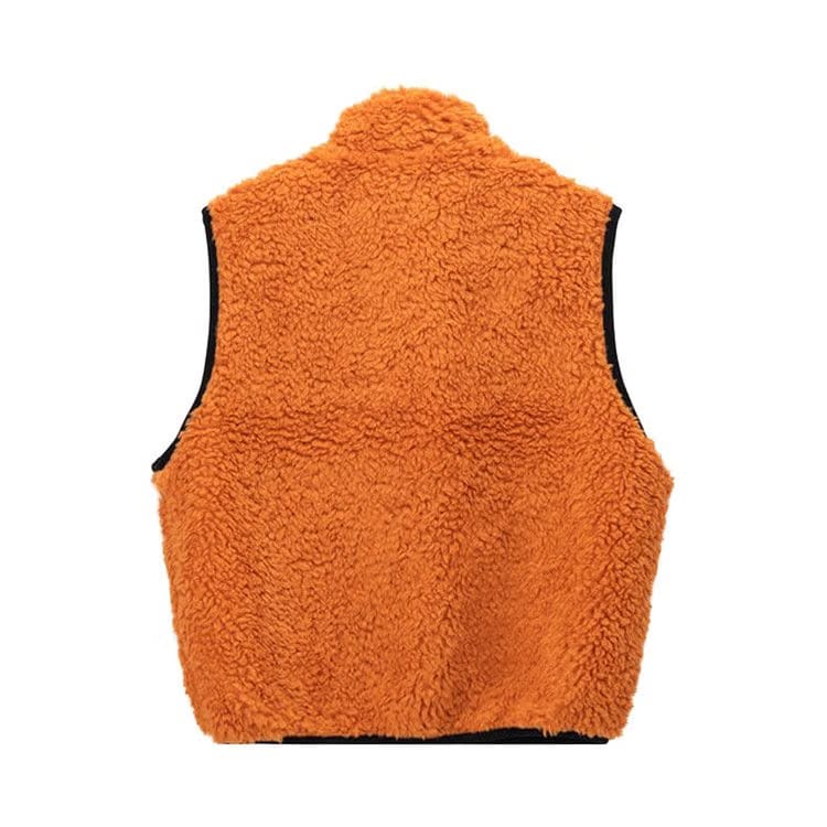 Stussy Sherpa Vest Orange