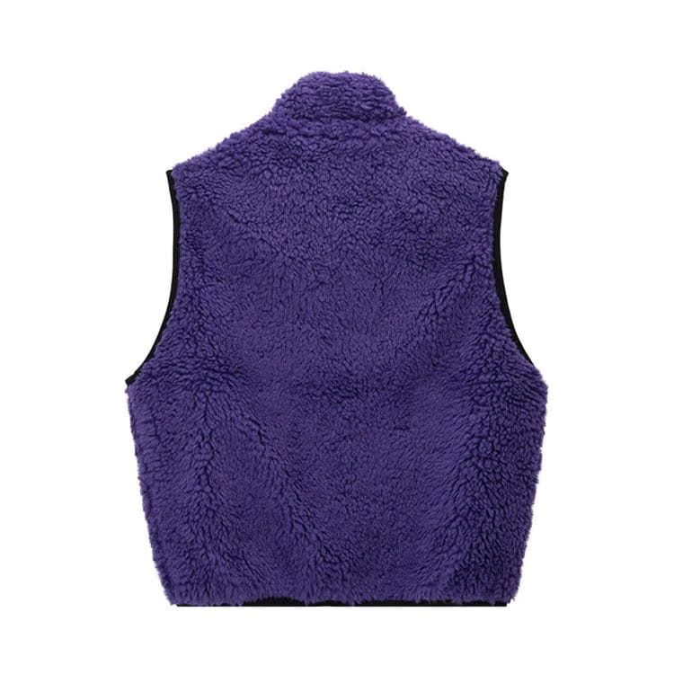 Stussy Sherpa Vest Purple