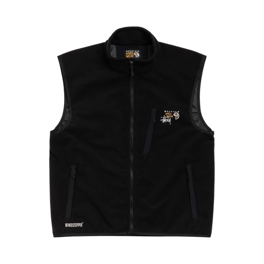 Stussy x Mountain Hardwear Windstopper Vest Black
