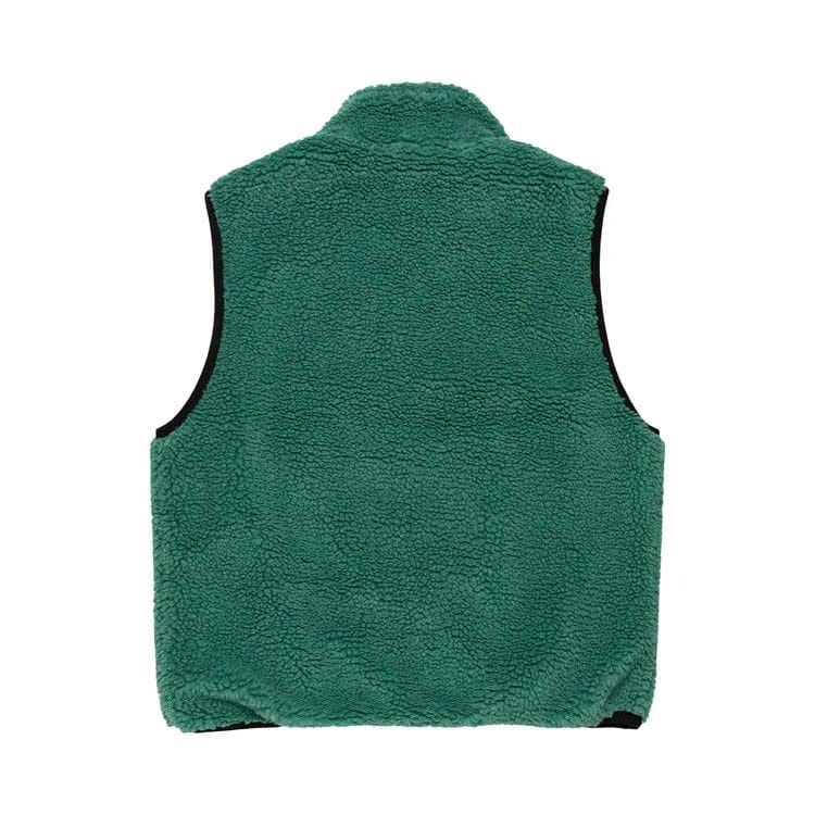 Stussy Sherpa Reversible Vest Teal