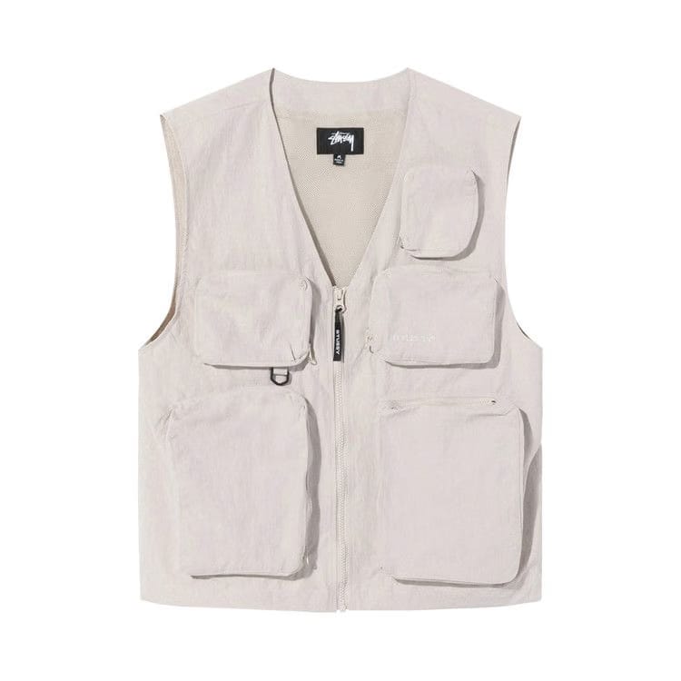 Stussy Nylon Approach Vest Stone Grey