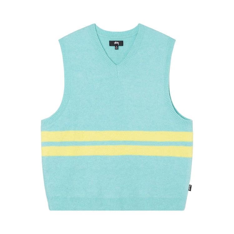 Stussy Brushed Mohair Vest Seafoam