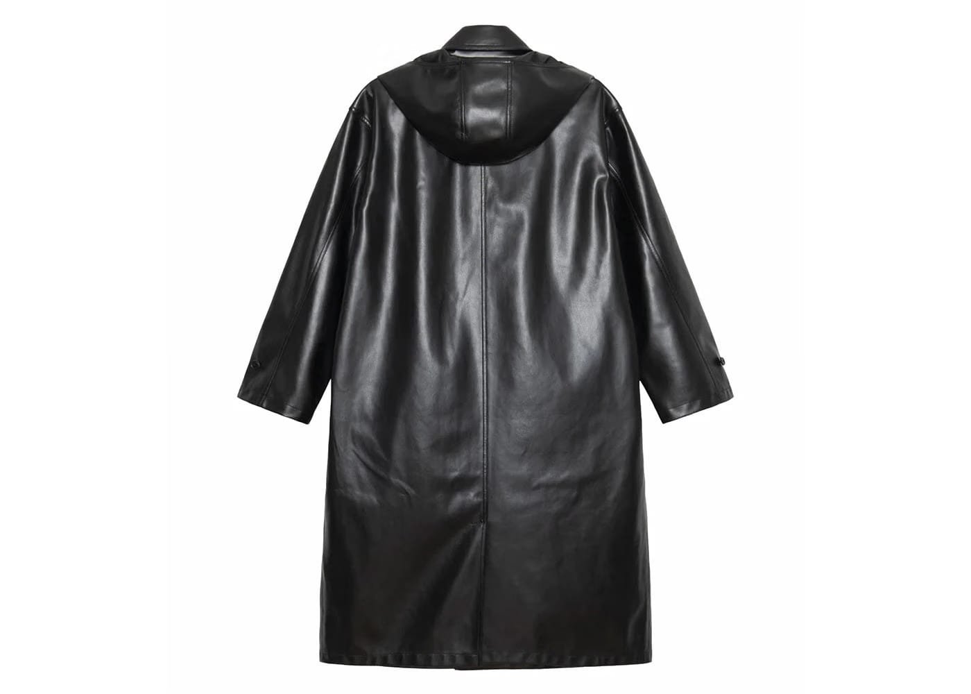 Stussy Double Breasted Trench Coat Black