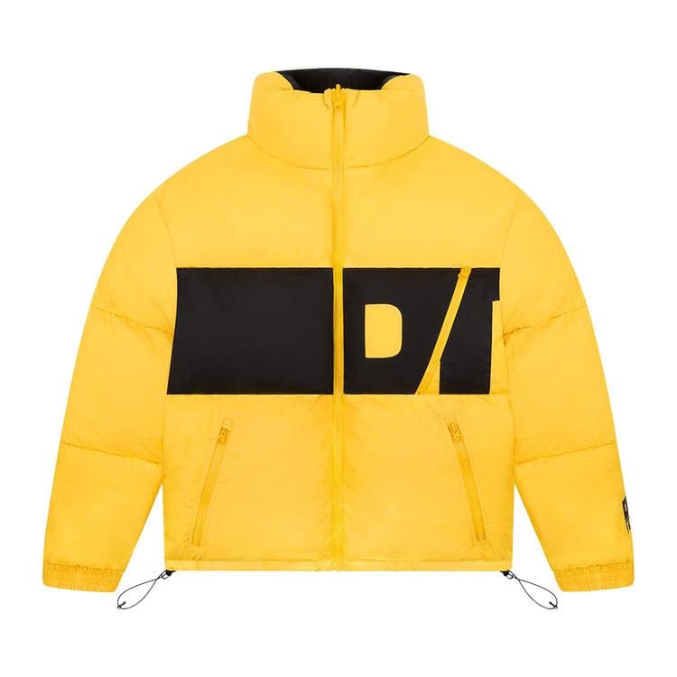Denim Tears DT Outdoor Puffer Jacket Black/Yellow