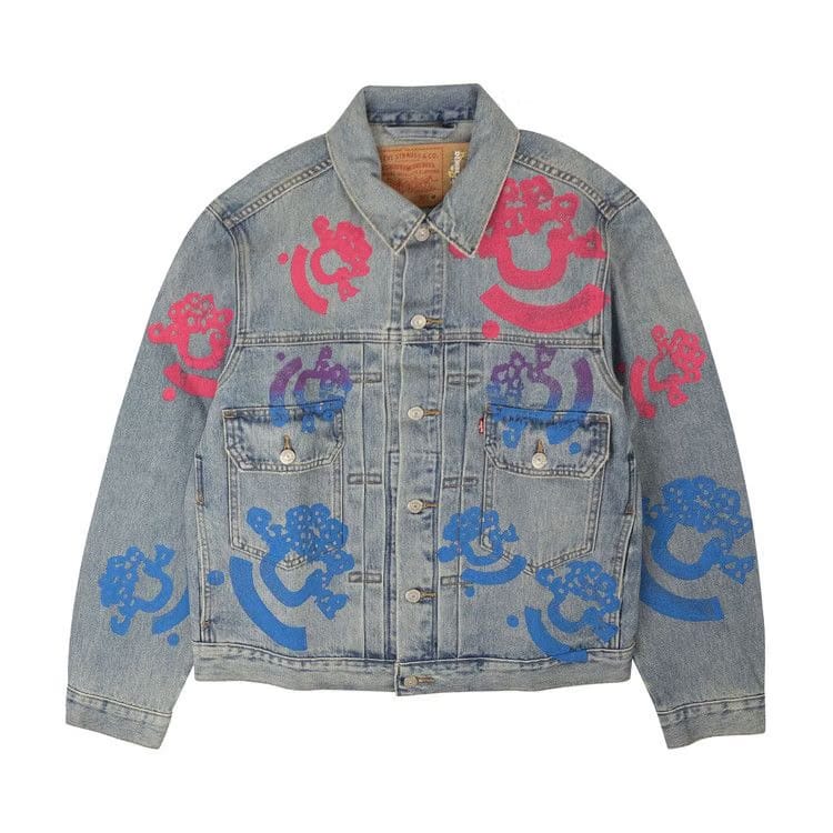 Denim Tears Bstroy Tears Type-2 Denim Jacket Light Wash