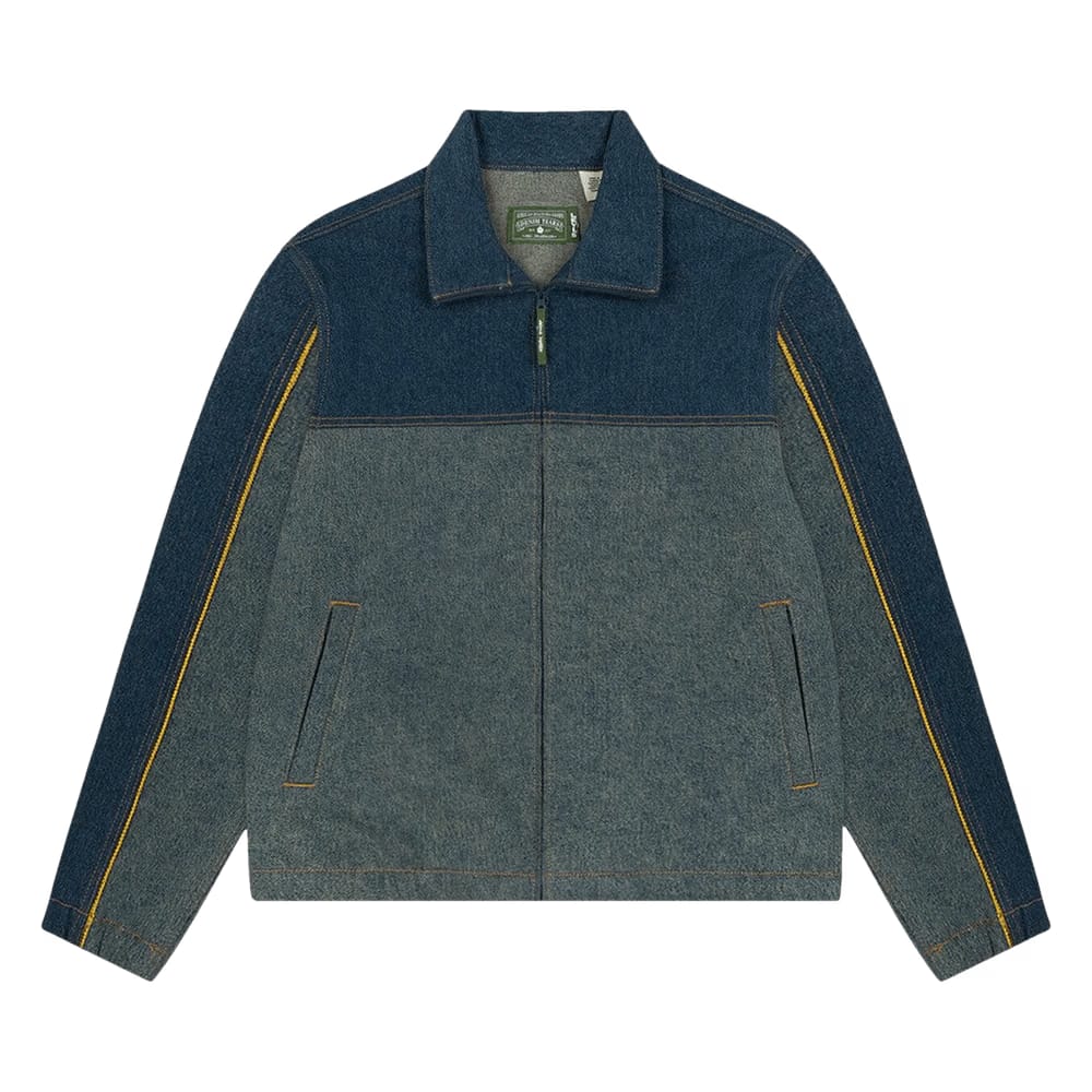 Denim Tears x Levi's Cotton Fleur De-Lis Denim Track Jacket Light Wash