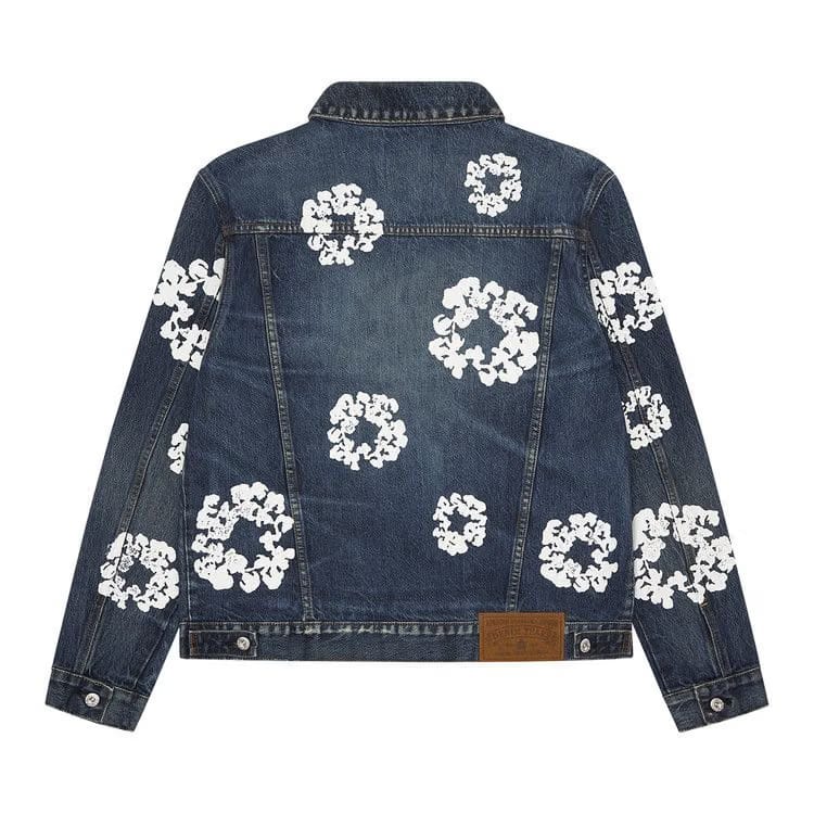 Denim Tears Cotton Wreath Denim Jacket Dark Wash