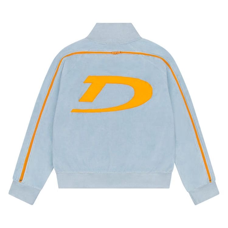 Denim Tears Velour Warmup Jacket Light Blue